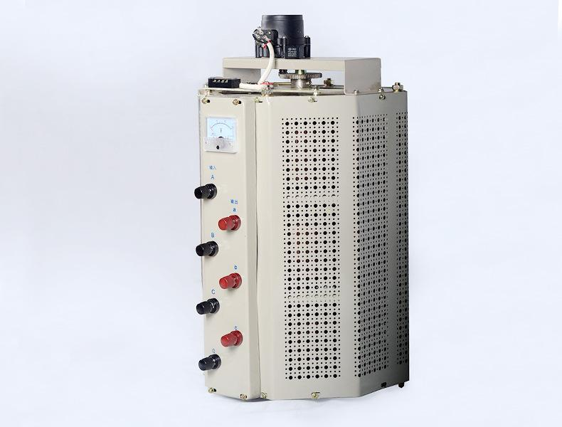 三相接触调压器 TSGC2J-81 容量：81kVA 输入：50Hz/380V 输出：0～430V/108.8A